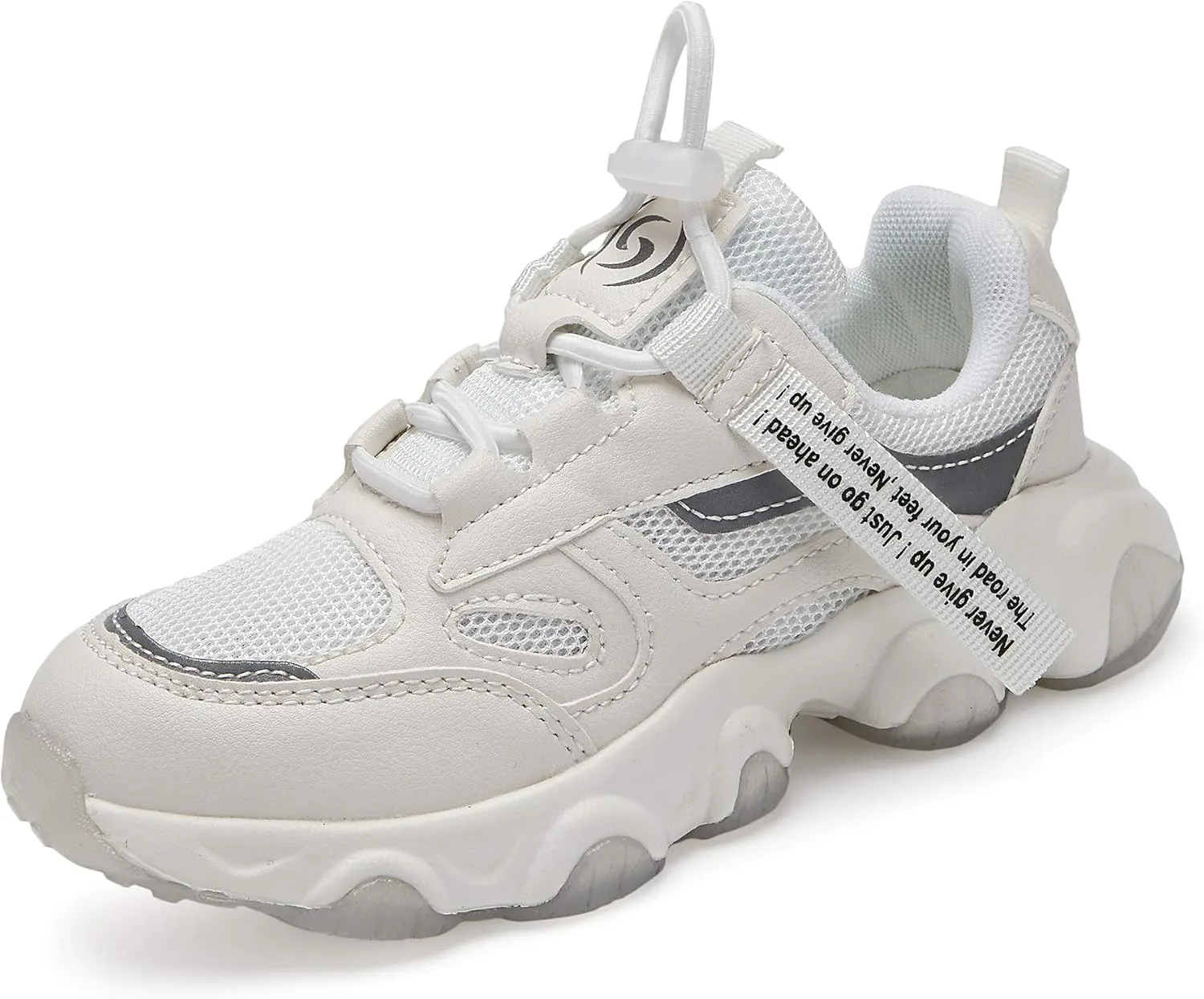 Hetios Kids Shoes Girls Lightweight Athletic Running Shoes Breathable Knit School Sports Shoes (Toddler/Little Kid/Big Kid)