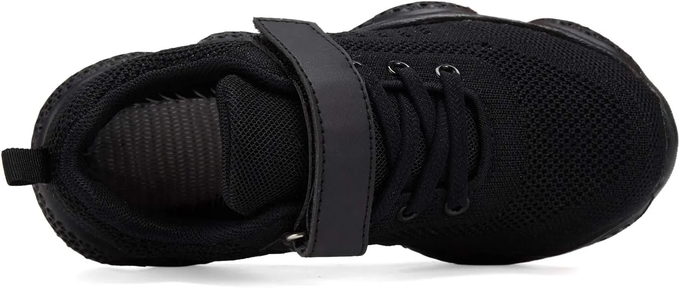 Hetios Kids Shoes Girls Lightweight Athletic Running Shoes Breathable Knit School Sports Shoes (Toddler/Little Kid/Big Kid)