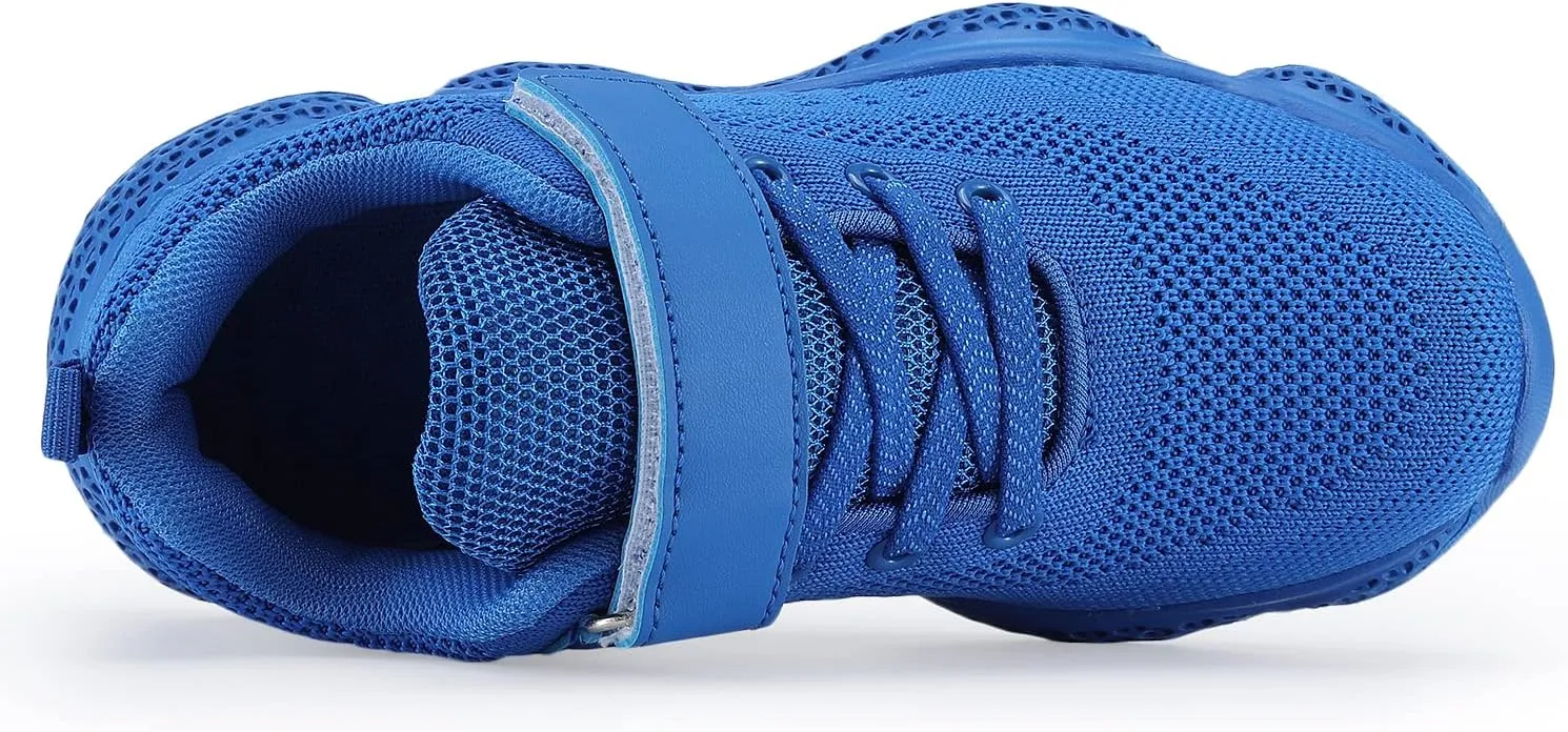 Hetios Kids Shoes Girls Lightweight Athletic Running Shoes Breathable Knit School Sports Shoes (Toddler/Little Kid/Big Kid)