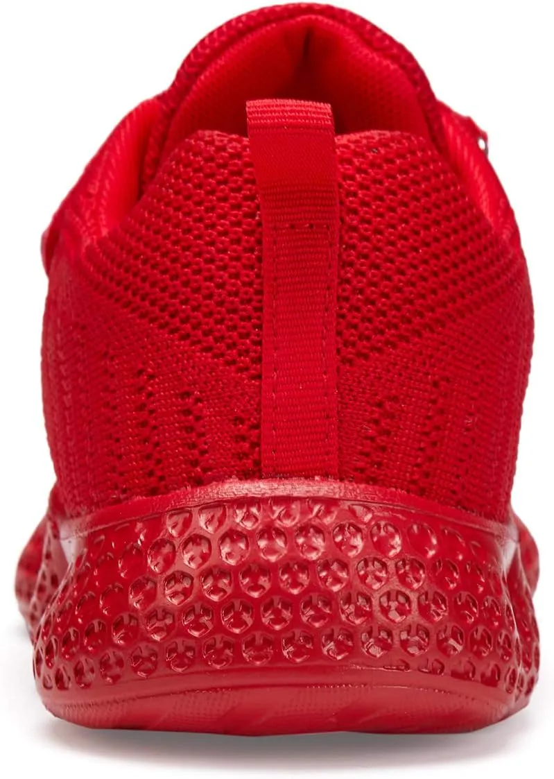Hetios Kids Shoes Girls Lightweight Athletic Running Shoes Breathable Knit School Sports Shoes (Toddler/Little Kid/Big Kid)