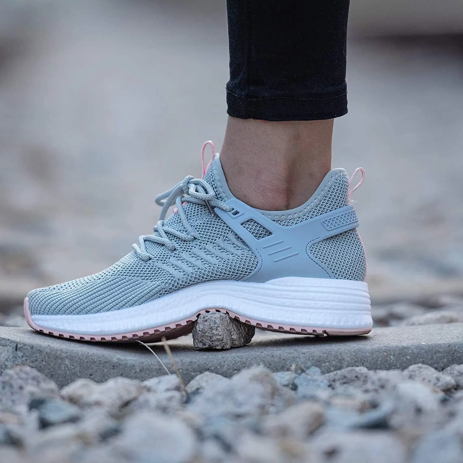 High-Rebound Popcorn Sole Women's Breathable Running Shoes – Soft & Shock-Absorbing, Lightweight for Effortless Walking, Breathable Mesh Upper, Perfect for Sports & Casual Wear!