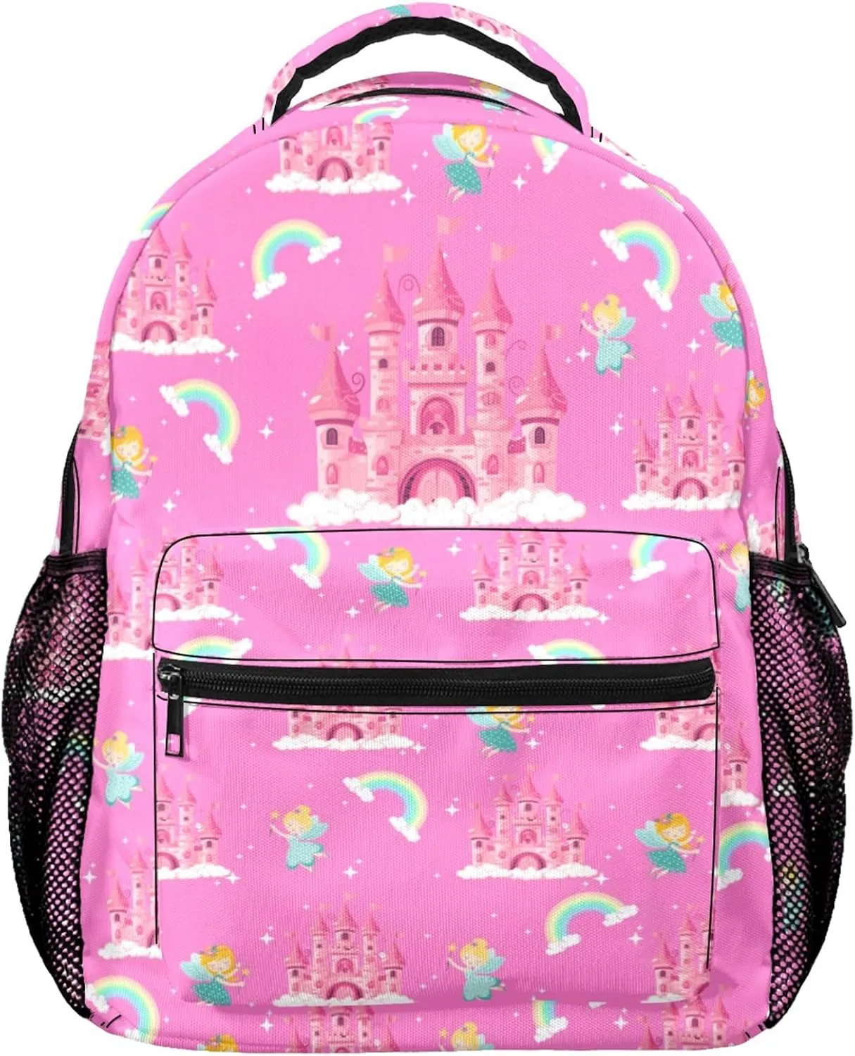HUGLAZY Girls Backpack for Elementary School, Princess Backpack for Kindergarten Cute Lightweight Kids Backpacks for Girls