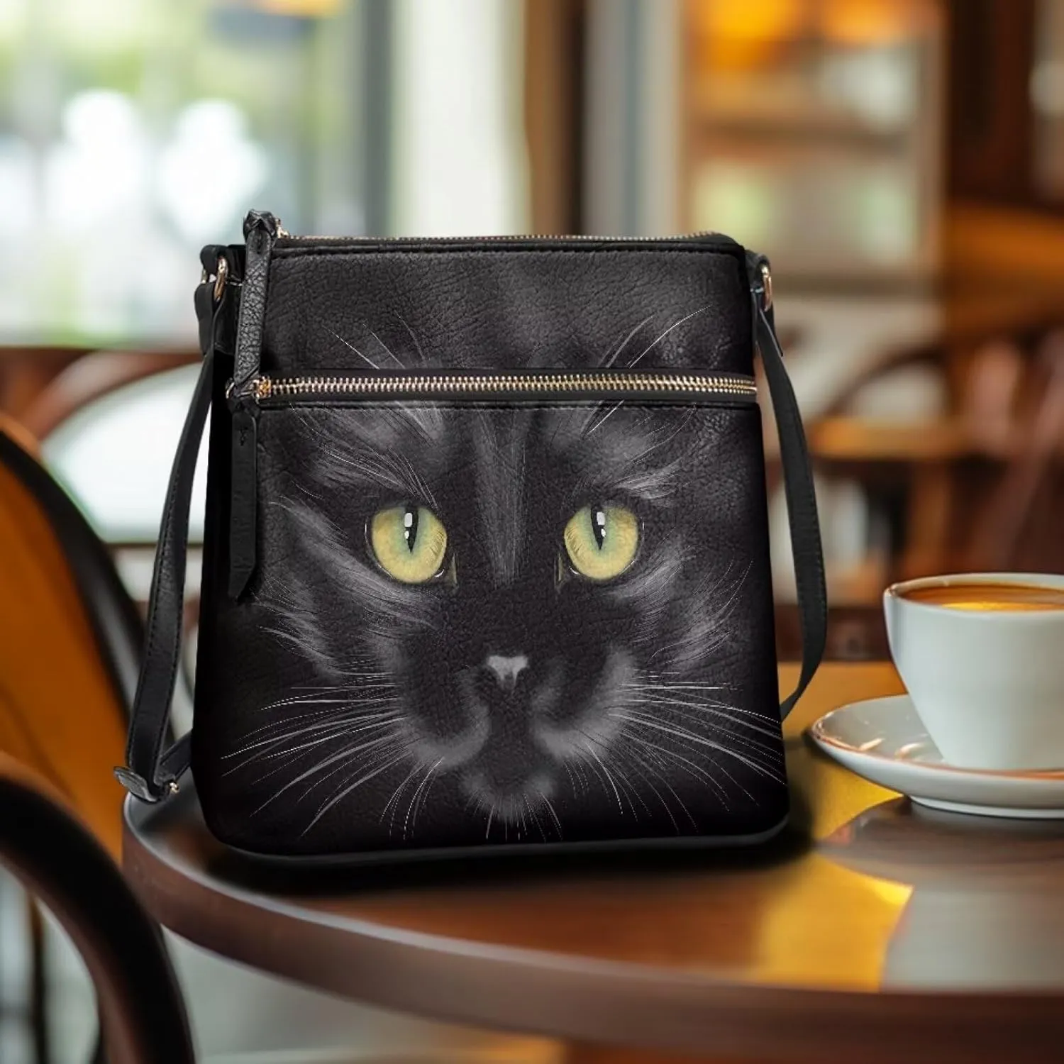 HUGS IDEA Crossbody Purse for Women Leather Satchel Bags Crossbody Shoulder Bag Tote Handbag