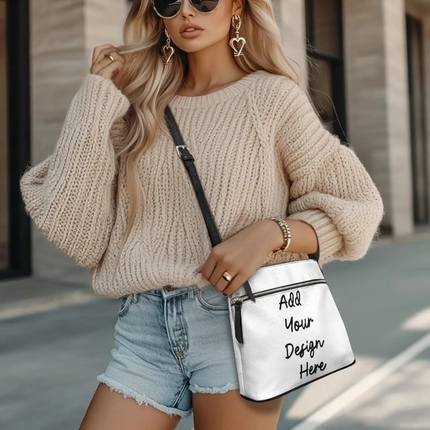 HUGS IDEA Crossbody Purse for Women Leather Satchel Bags Crossbody Shoulder Bag Tote Handbag