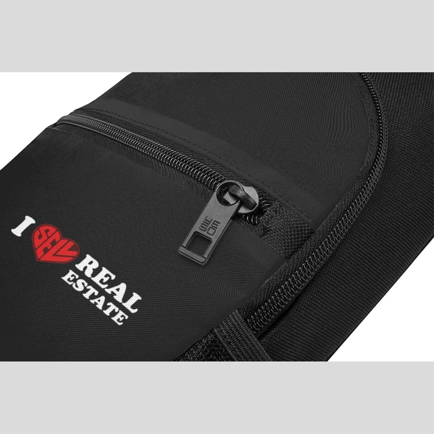 I Love Real Estate Unisex Chest Bag Lightweight Crossbody Shoulder Bag Travel Pocket