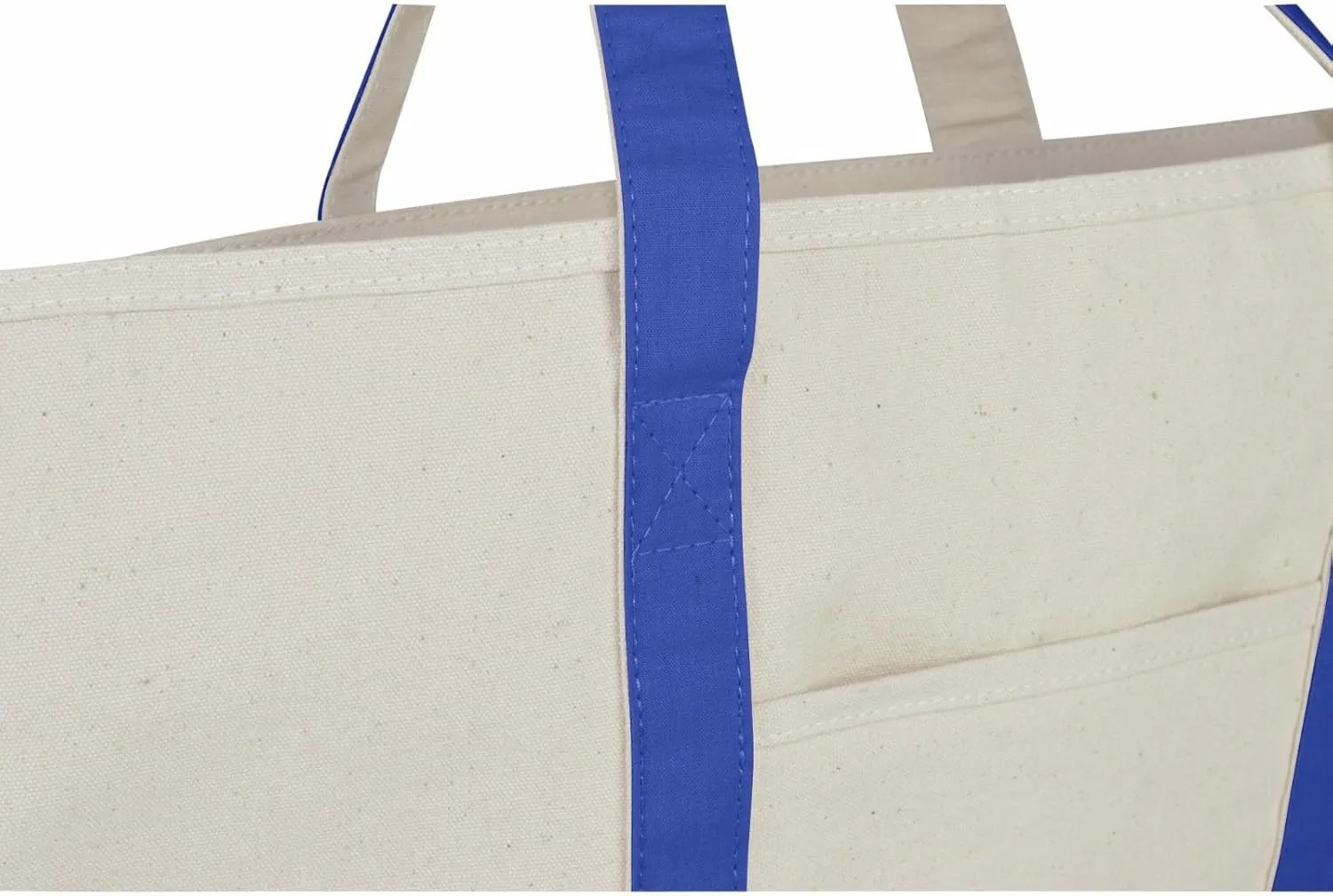 ImpecGear 22" Deluxe Heavy Duty Zippered Cotton Canvas Tote Bag
