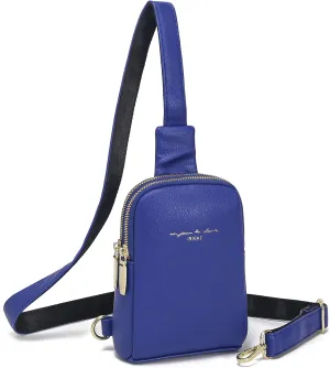 INICAT Small Crossbody Sling Bags for Women Vegan Leather Cell Phone Purse Fanny Packs for Women Men