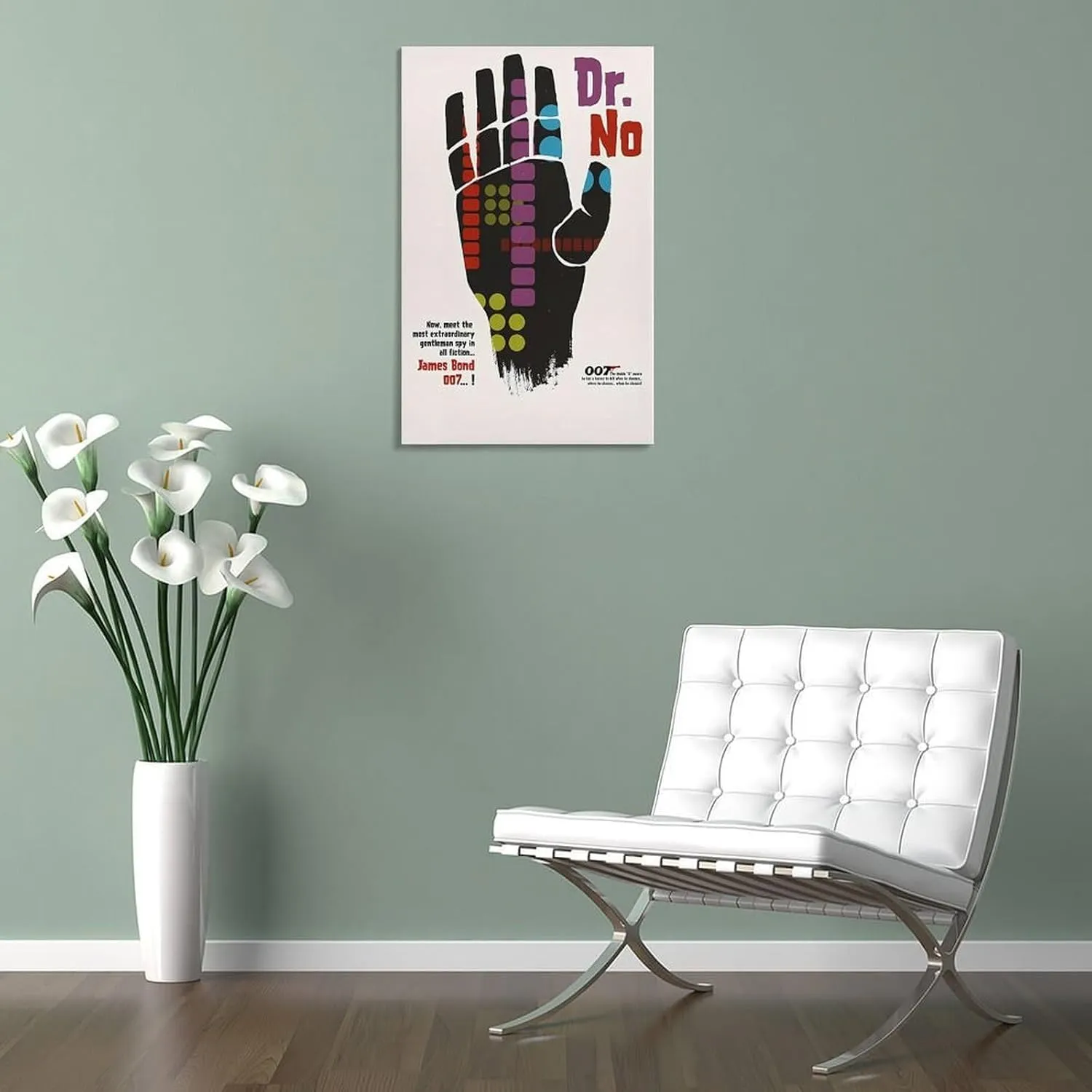 James Bond 007 Dr. No Movie Poster (9) Wall Art Poster Bedroom Prints Home Decor Hanging Picture Canvas Painting Posters 24x36inch(60x90cm)