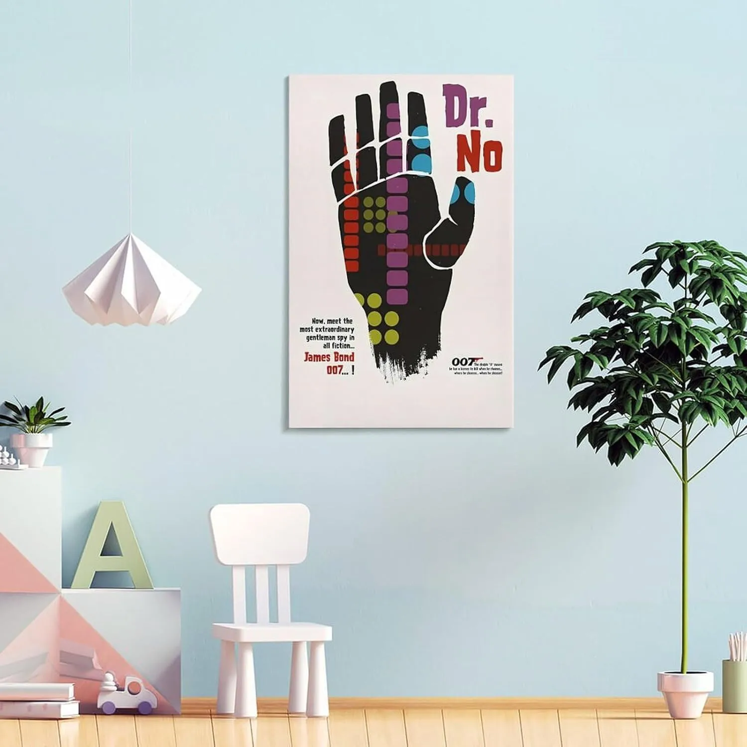 James Bond 007 Dr. No Movie Poster (9) Wall Art Poster Bedroom Prints Home Decor Hanging Picture Canvas Painting Posters 24x36inch(60x90cm)