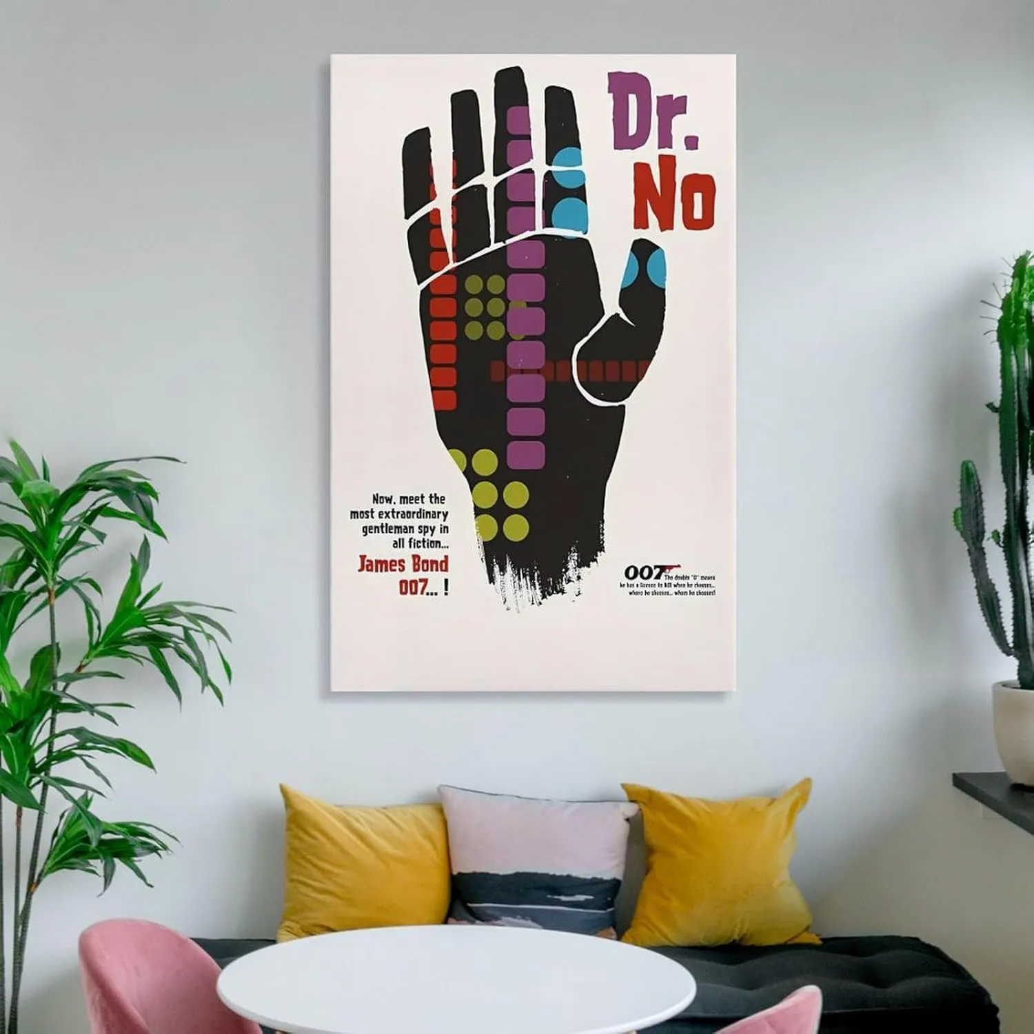 James Bond 007 Dr. No Movie Poster (9) Wall Art Poster Bedroom Prints Home Decor Hanging Picture Canvas Painting Posters 24x36inch(60x90cm)