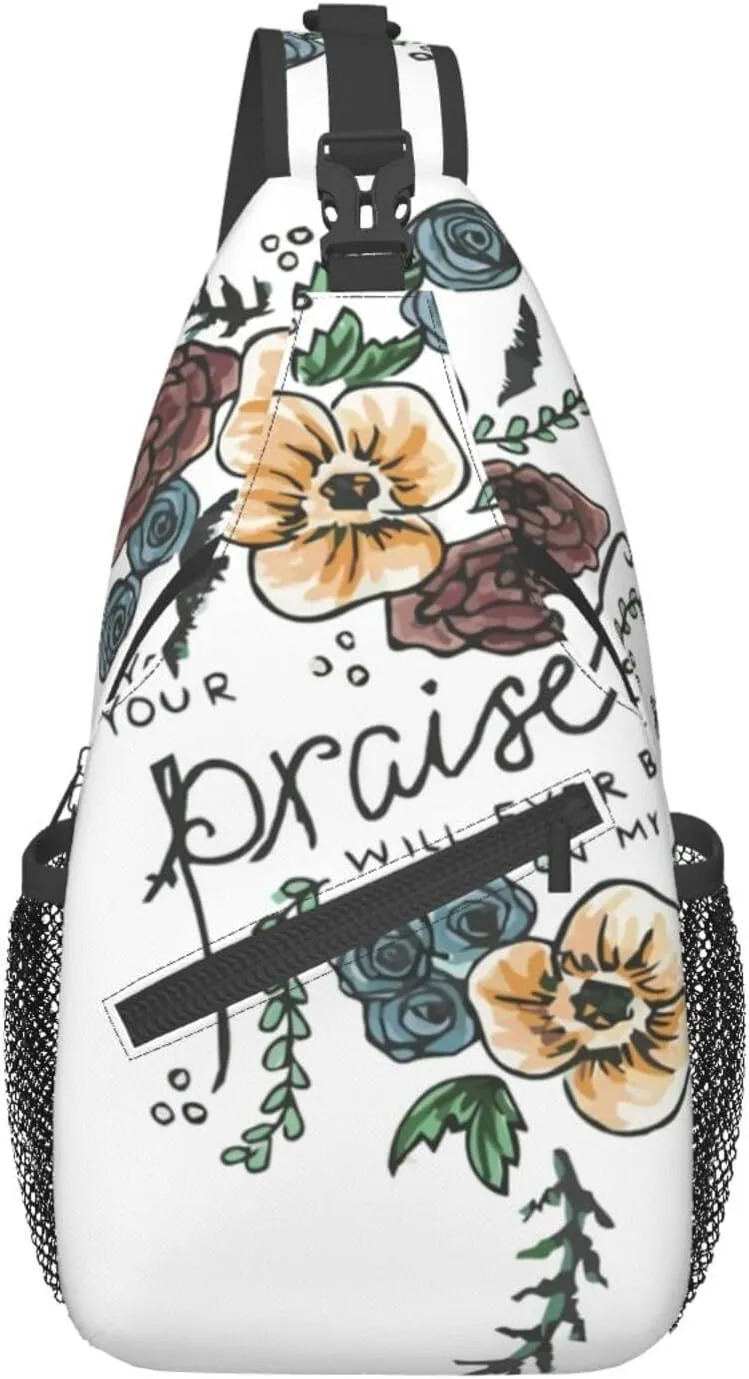 Jesus Sling Bag,Casual Crossbody Backpack Shoulder Chest Bag for Women Men Travel Hiking Daypack