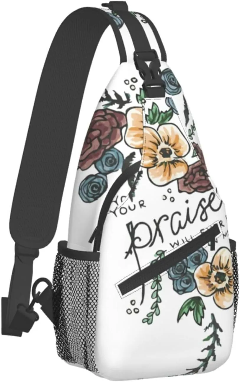Jesus Sling Bag,Casual Crossbody Backpack Shoulder Chest Bag for Women Men Travel Hiking Daypack
