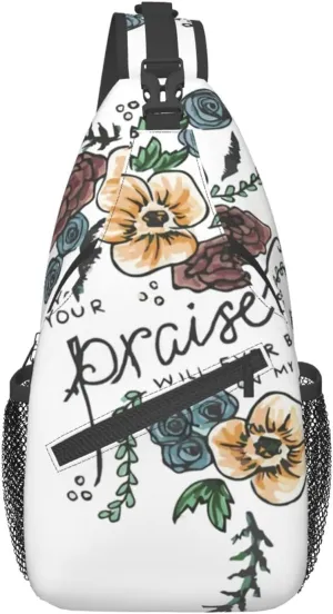 Jesus Sling Bag,Casual Crossbody Backpack Shoulder Chest Bag for Women Men Travel Hiking Daypack