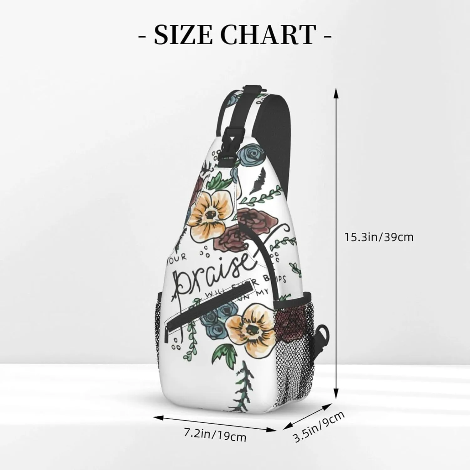 Jesus Sling Bag,Casual Crossbody Backpack Shoulder Chest Bag for Women Men Travel Hiking Daypack