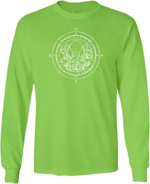 Joe's USA Koloa Octopus Logo Heavy Cotton Long Sleeve T-Shirts