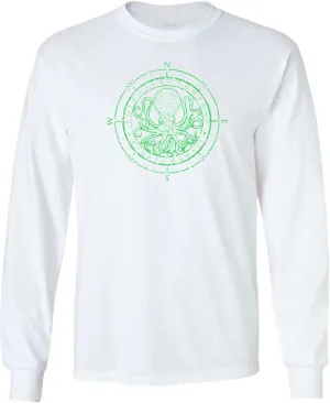 Joe's USA Koloa Octopus Logo Heavy Cotton Long Sleeve T-Shirts