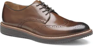Johnston & Murphy Upton Wingtip Shoes, Business Casual Men’s Dress Shoes, Comfortable Leather Shoes for Men