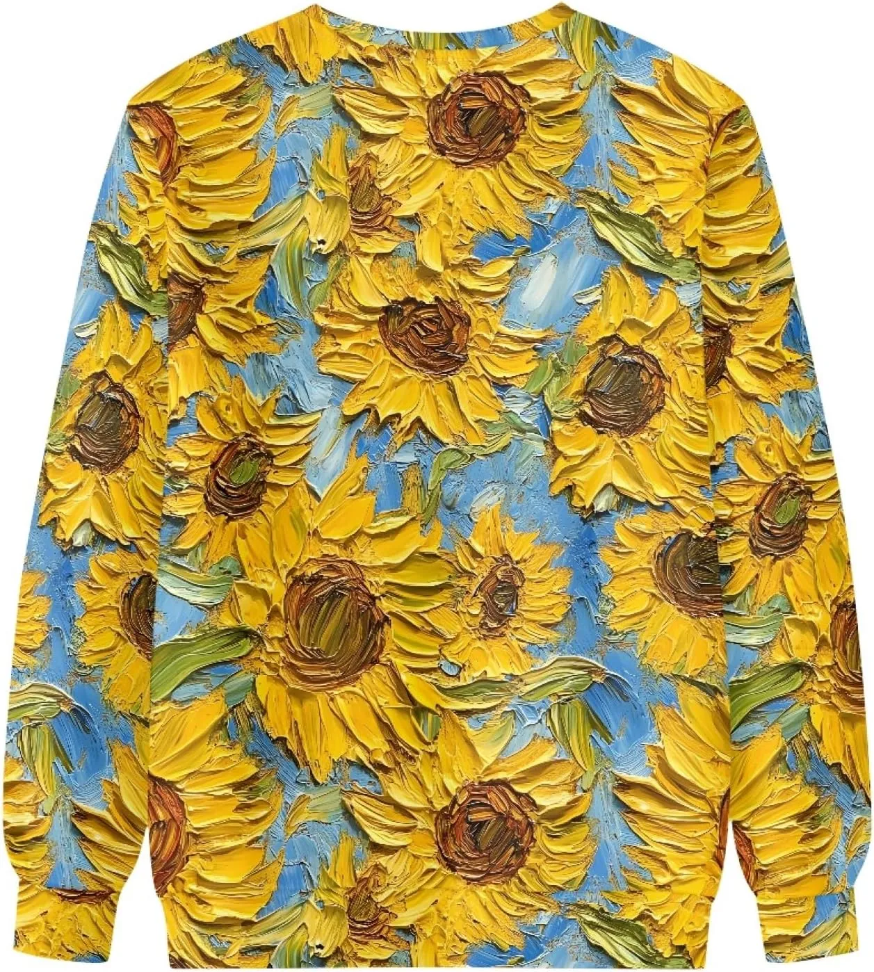 JooMeryer Women's Starry Night 3D Printed Crew Neck Sweatshirts Pullover
