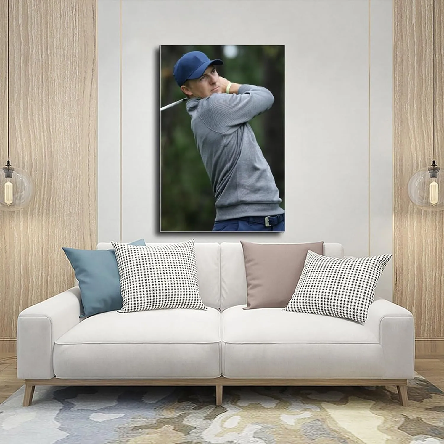 Jordan Spieth Golf Poster112 Canvas Poster Bedroom Decor Sports Landscape Office Room Decor Gift Unframe:20x30inch(50x75cm)