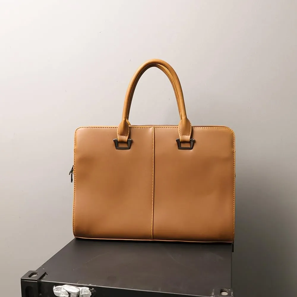 JSEIAJB Genuine Leather Tote Bag for Men Official Website Briefcase Bag Men's Executive Folder Handbags
