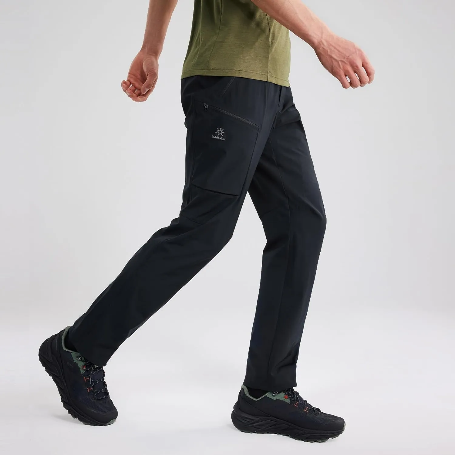 KAILAS Men's Hiking Pants Quick Dry Cargo Pants Waterproof Lightweight Breathable Cordura Mountaineering Outdoor Comfort