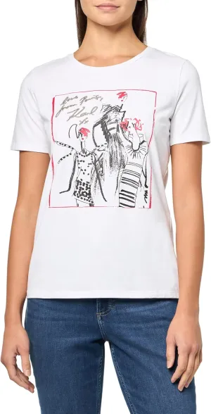 Karl Lagerfeld Paris Women's Casual Comfortable T-Shirt