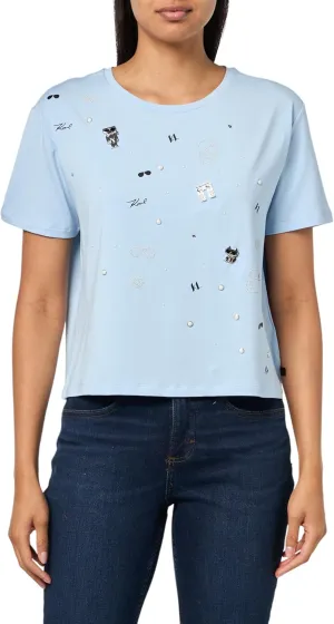 Karl Lagerfeld Paris Women's Casual Comfortable T-Shirt