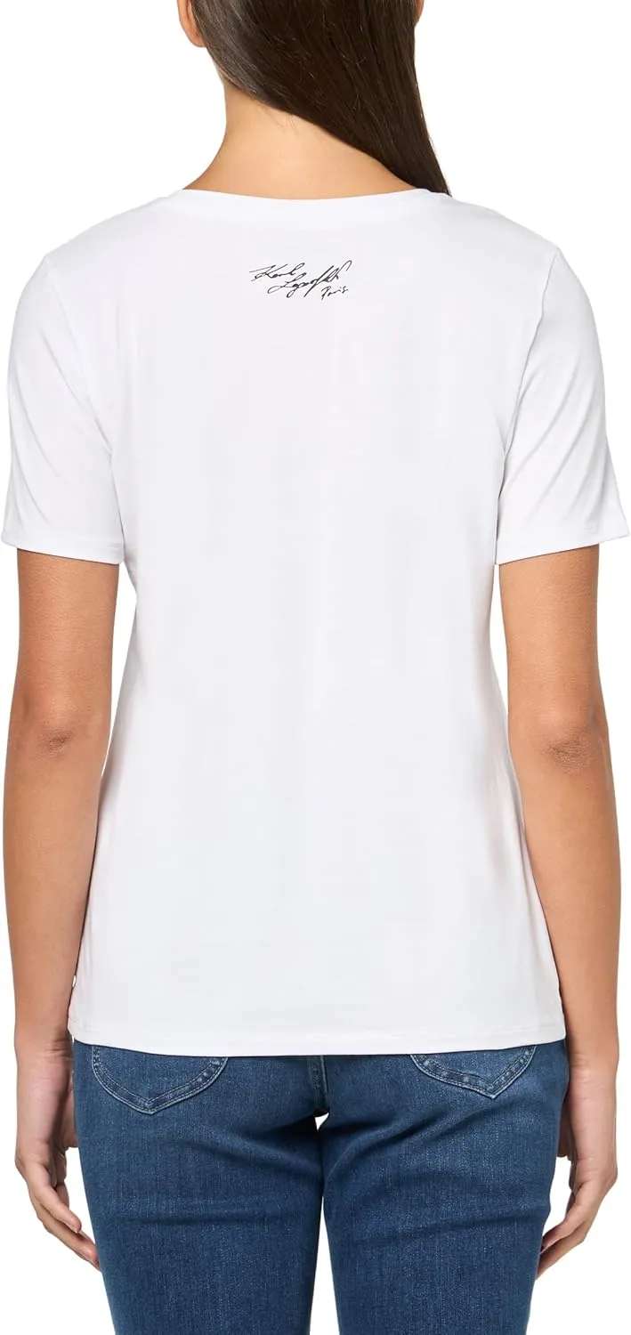 Karl Lagerfeld Paris Women's Casual Comfortable T-Shirt