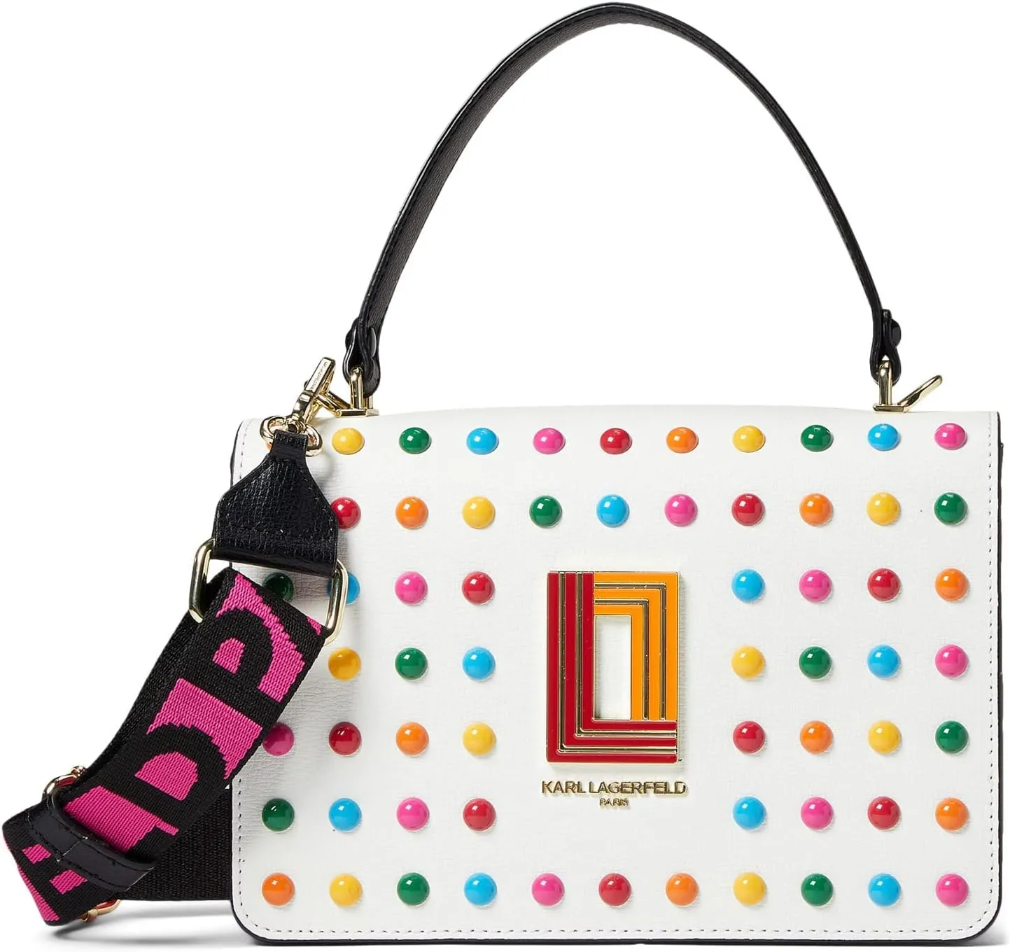 KARL LAGERFELD Paris Women's Simone Studded Crossbody