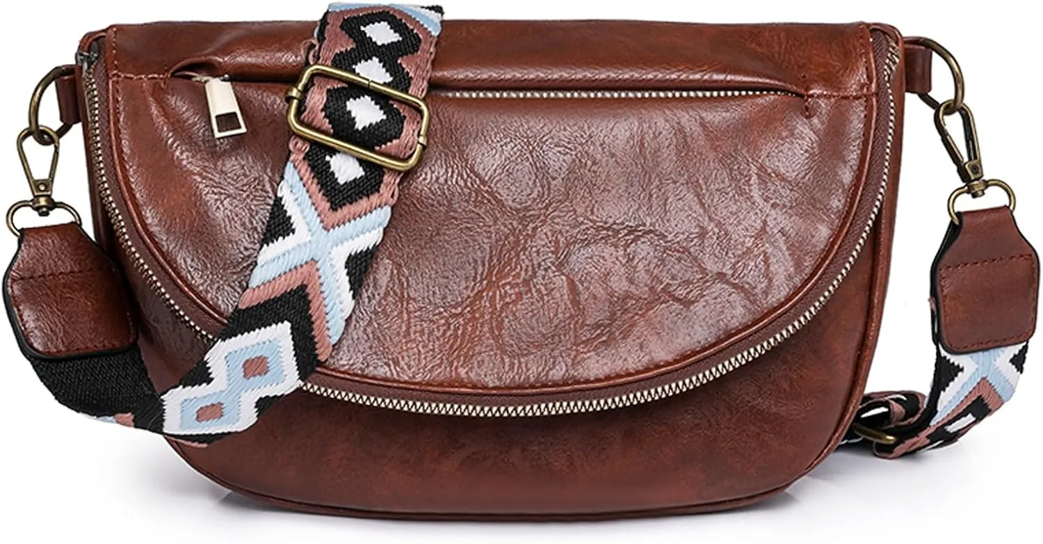 KARRESLY Crossbody Bags For Women Trendy, Vegan Leather Hobo Handbag Shoulder Purse For Ladies with Adjustable Strap