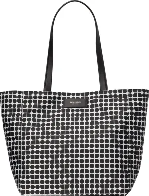 kate spade new york Noel Printed Fabric Large Tote Black Multi One Size