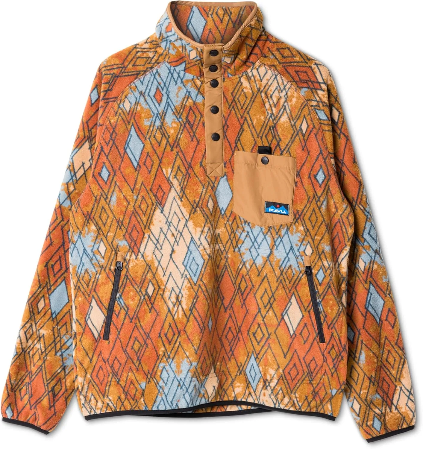 KAVU Men's Teannaway Printed Fleece Pullover