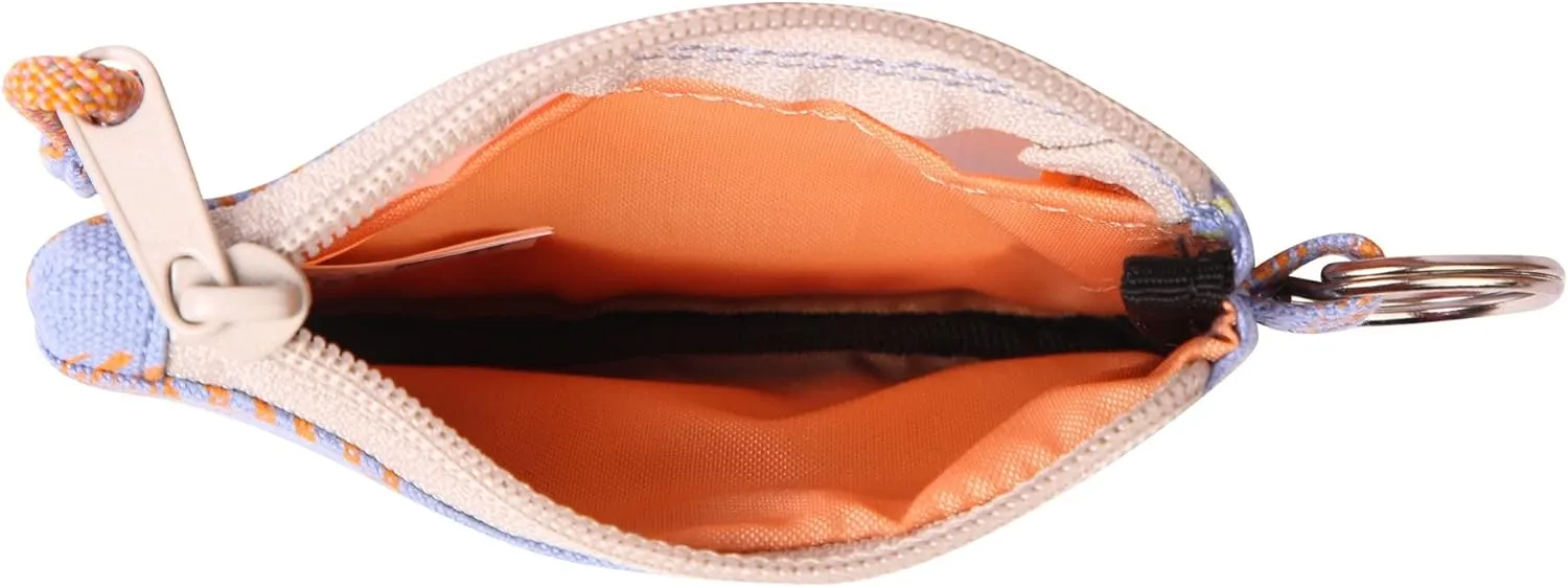KAVU Stirling Double Sided Slim Cotton Canvas Zip Wallet