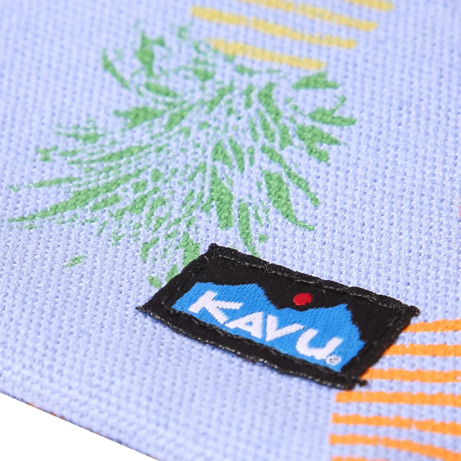 KAVU Stirling Double Sided Slim Cotton Canvas Zip Wallet