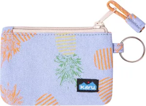 KAVU Stirling Double Sided Slim Cotton Canvas Zip Wallet