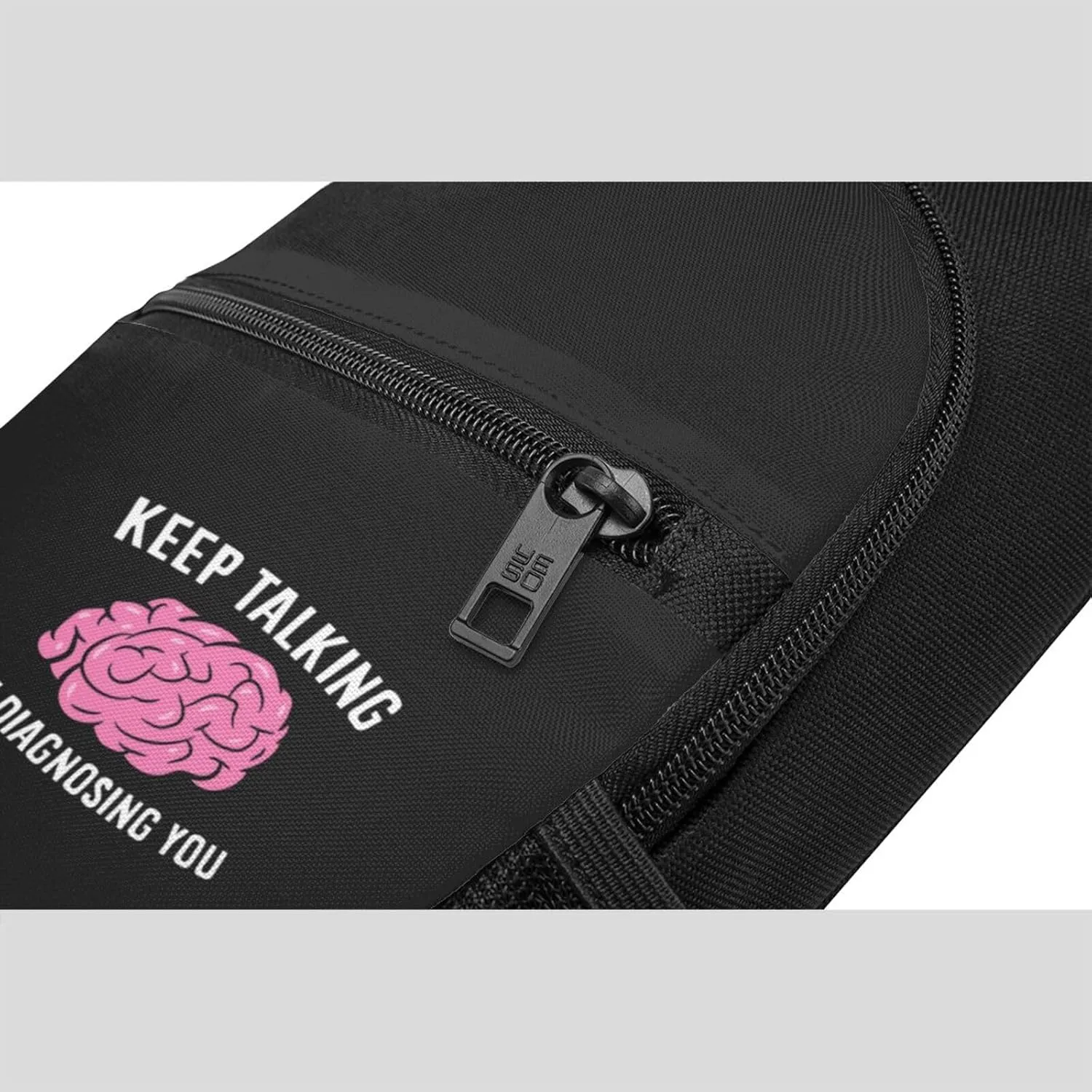 Keep Talking I'M Diagnosing You Unisex Chest Bag Lightweight Crossbody Shoulder Bag Travel Pocket