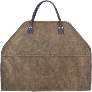 KESYOO 1pc Firewood Storage Bag Canvas Bag Firewood Tote Woodpile Bag Log Holder Canvas Firewood Bag Fireplace Wooden Bag Log Carrier Bag Log Tote Bag Firewood Handbag