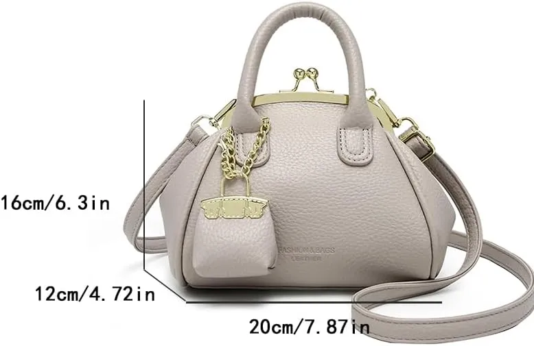 Kiss Lock Purse and Handbags,Trendy Mini Design Clutch Purses Vintage Crossbody Evening Clutch 2025
