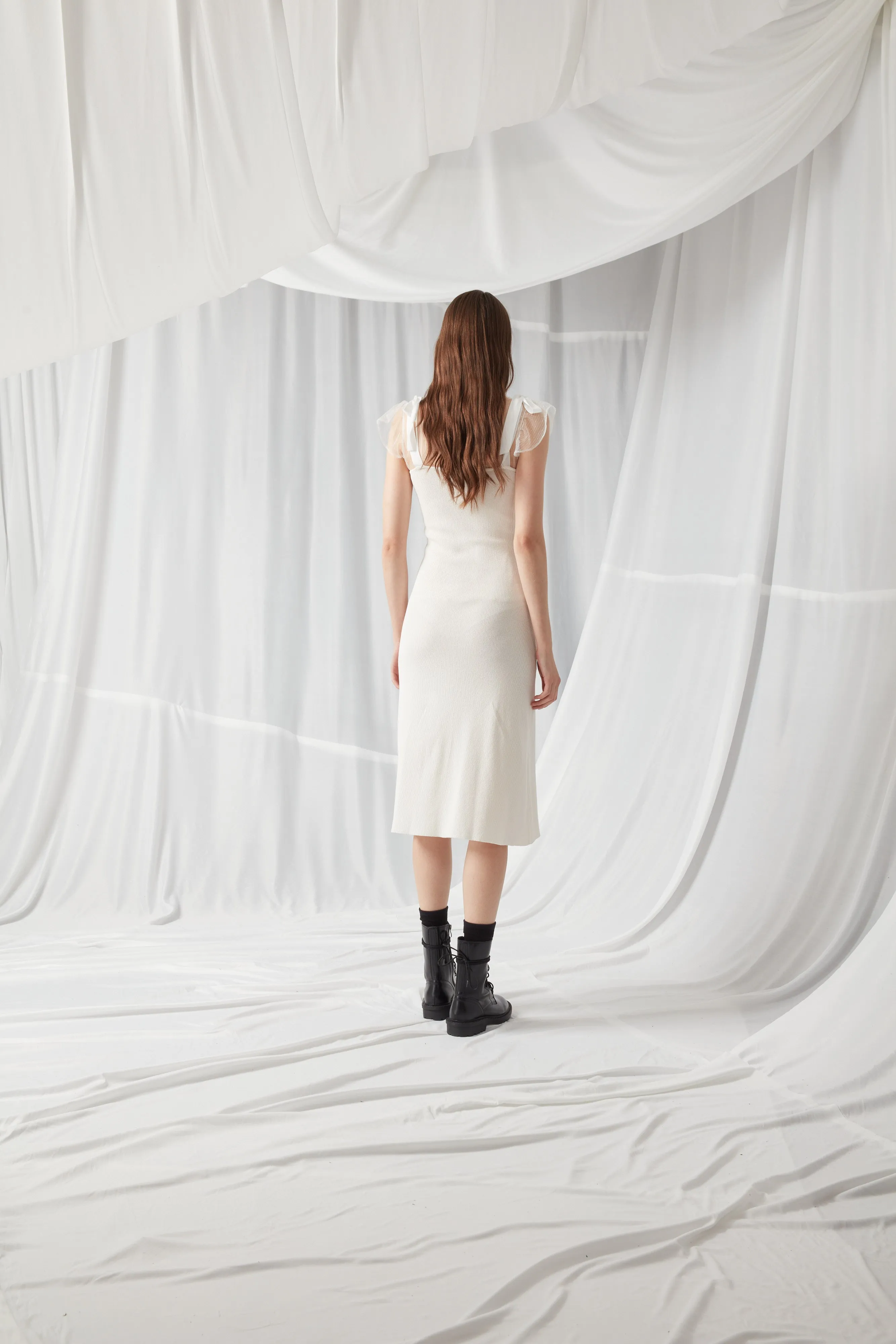 Knit Dress - White