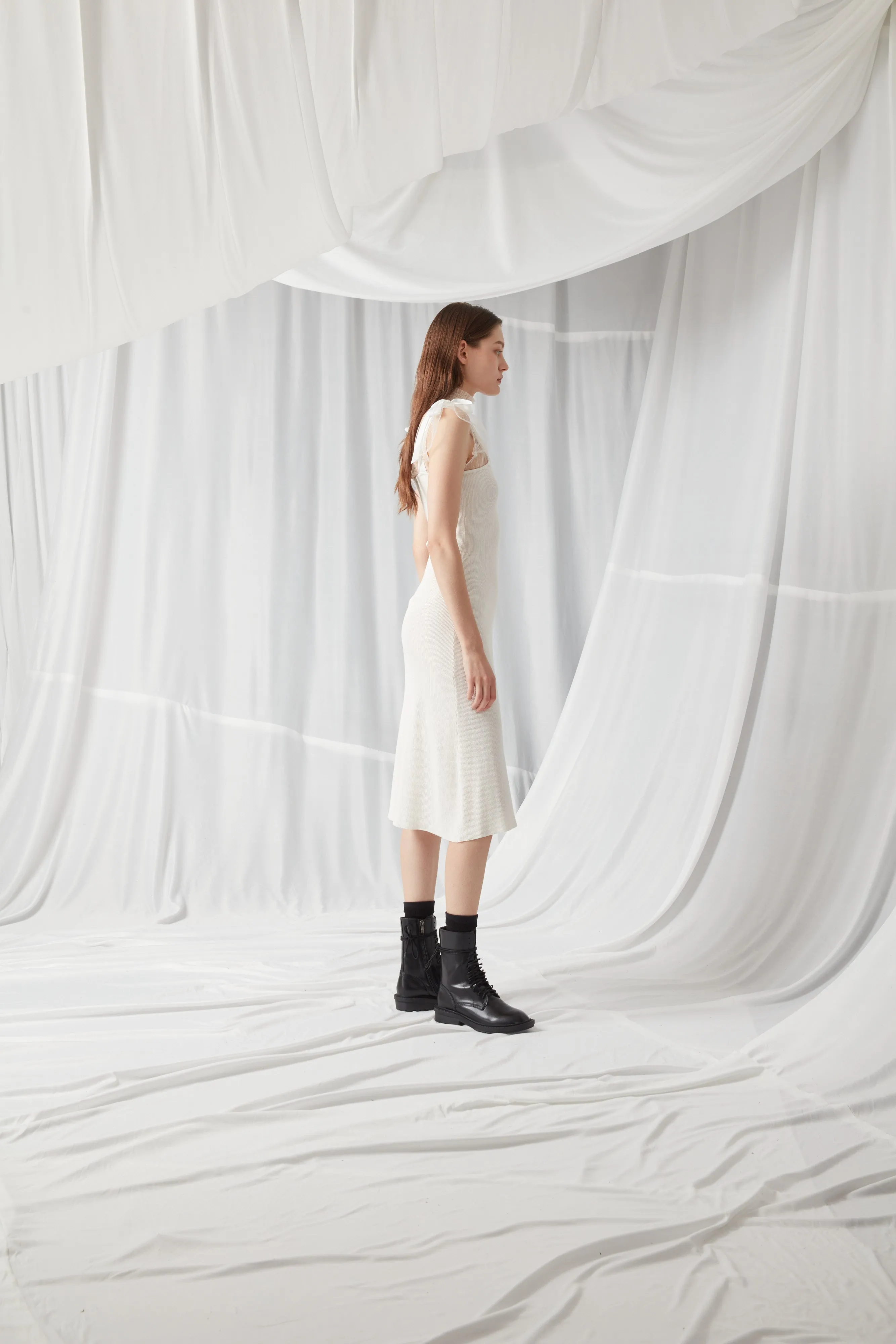 Knit Dress - White