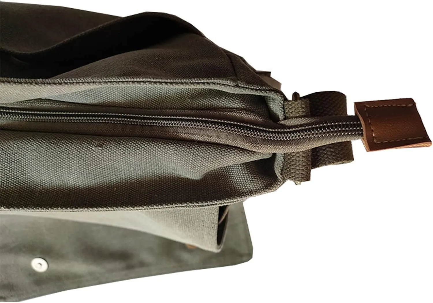 Korean Canvas Shoulder Bag for Men - Large Capacity Computer Casual Bag
