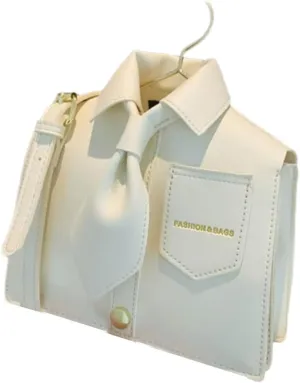 Korean Styles Messengers Bag for Women Purse and Handbag Shirt Shaped Crossbody Bag Commuting Bag Casual Shoulder Bag