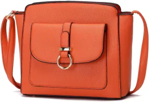 LA TERRE Lightweight Medium Crossbody Bags for Women, Small Crossbody Handbags Vegan Leather Shoulder Bag Purses