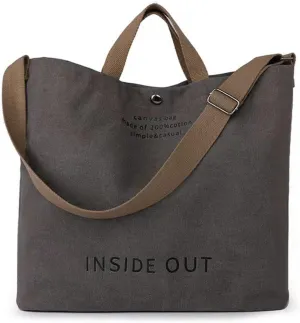 Large Canvas Tote Bag For Women Handbags Casual Shoulder Bag Crossbody Top Handle Bag Cross-body Handbags