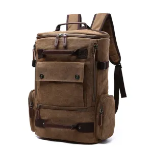 Large Capacity Canvas Backpack