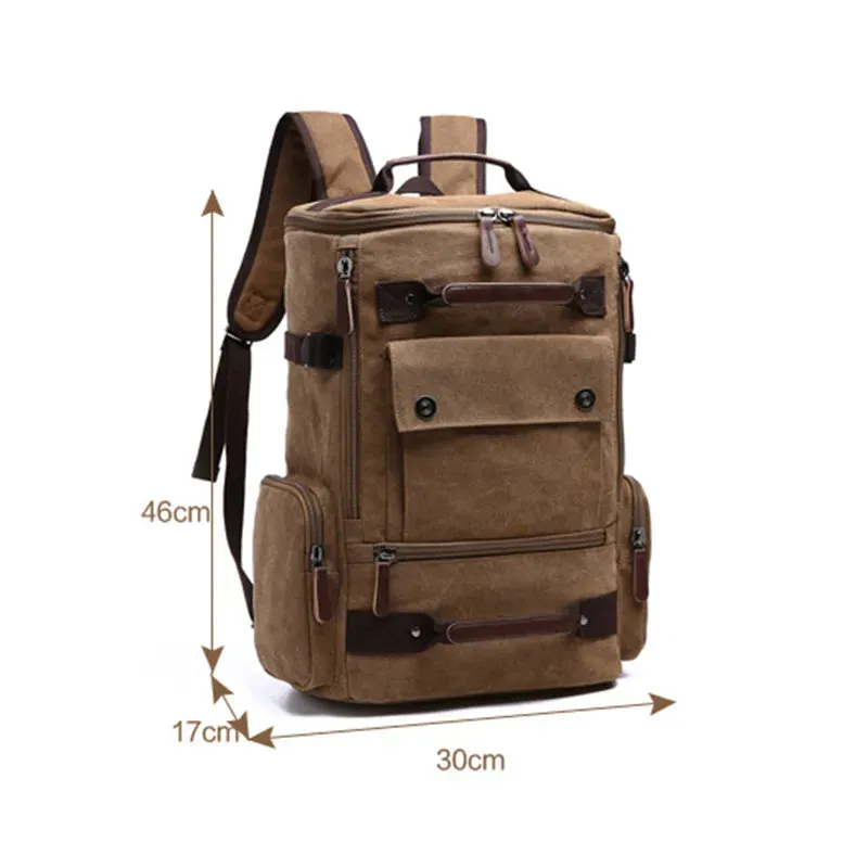 Large Capacity Canvas Backpack