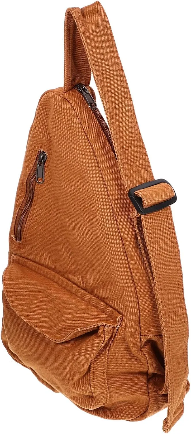 Large Capacity Canvas Crossbody Bag Women's Shoulder Bag Travel Casual