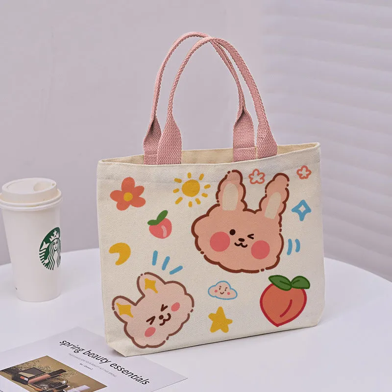 Large Capacity Commuter Lunch Simple Versatile Handbags