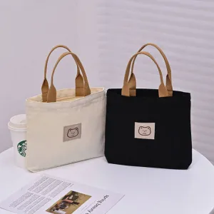 Large Capacity Commuter Lunch Simple Versatile Handbags