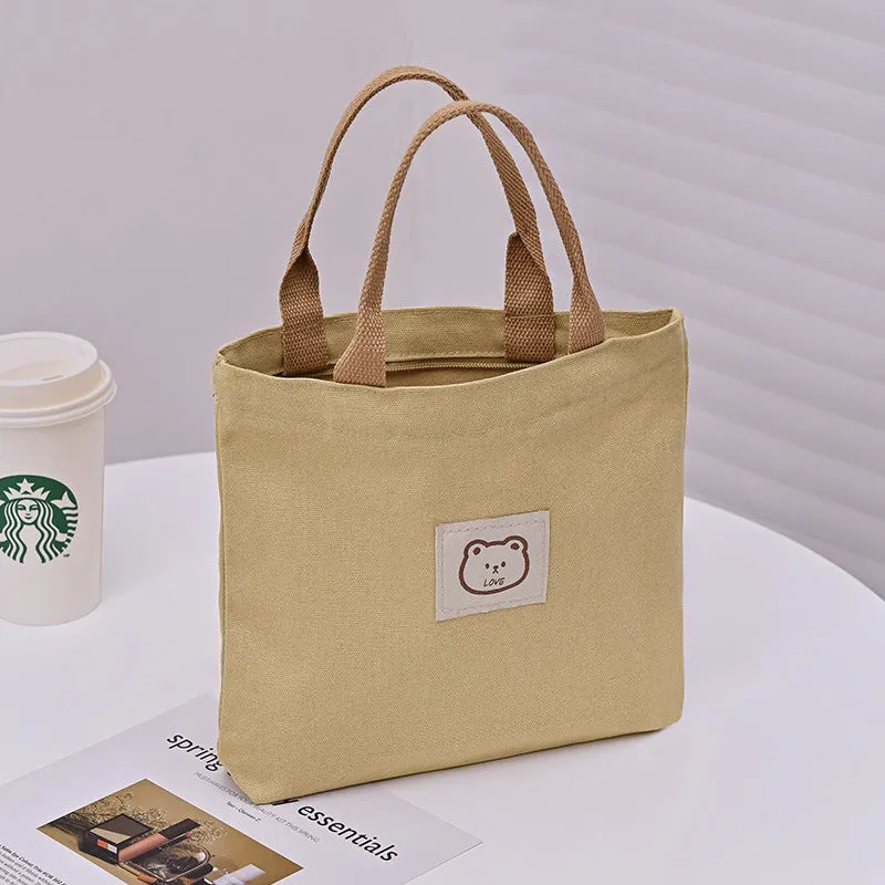 Large Capacity Commuter Lunch Simple Versatile Handbags